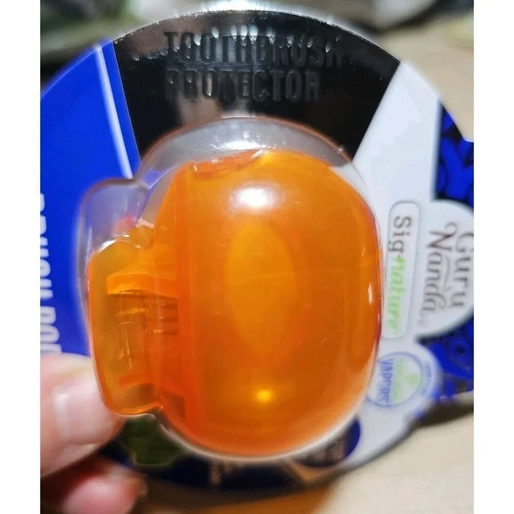 New Toothbrush Pod / Cap Compact & Travel Friendly Guru Nanda Signature